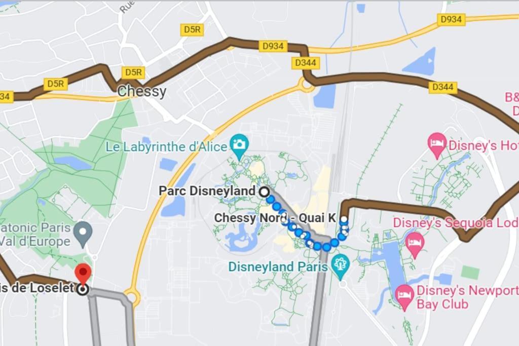 C101 Appartement Disneyland 몽테브랭 외부 사진